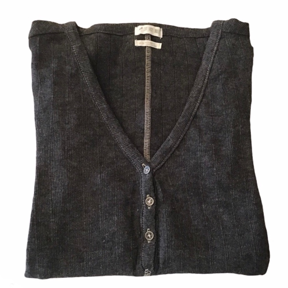 Out From Under (UO) 1/2 Sleeve 3 Button Shirt